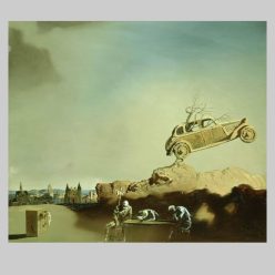 Apparition of the Town of Delft by Salvador Dali 1936 2