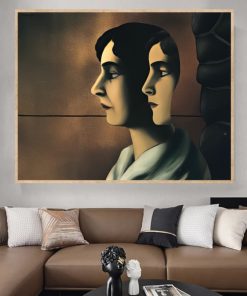 Faraway Looks by René Magritte Printed on Canvas