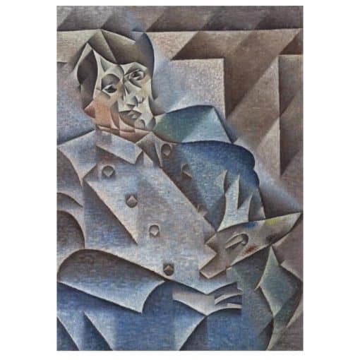 Portrait of Picasso by Juan Gris Printed on Canvas - Image 2