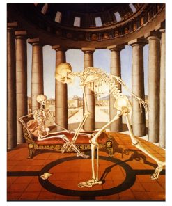 Skeleton Has the Shell by Paul Delvaux 1944