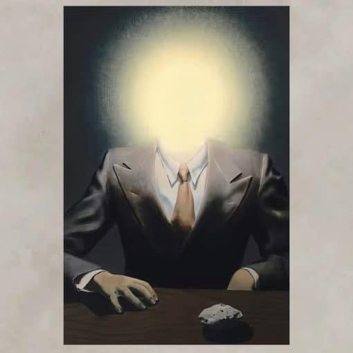 The Pleasure Principle by René Magritte Printed on Canvas - Image 3