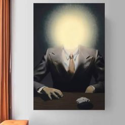 The Pleasure Principle by René Magritte Printed on Canvas