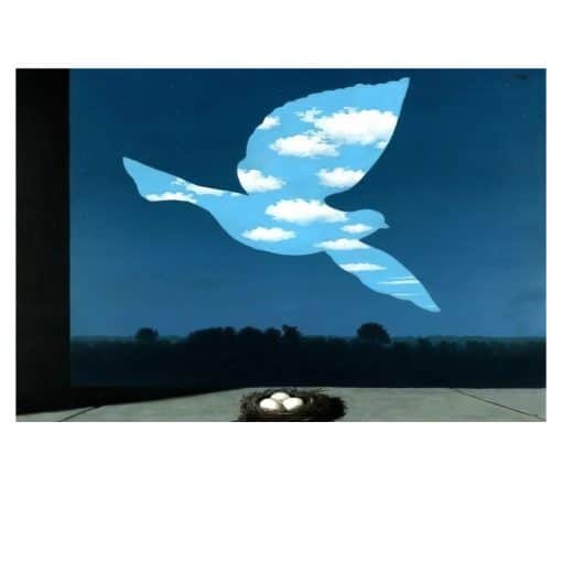 Four Artwork by René Magritte Printed on Canvas - Image 2