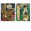 Henri Matisse Self-portrait & Music Printed on Canvas