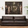 The Awakening of the Forest by Paul Delvaux Printed on Canvas