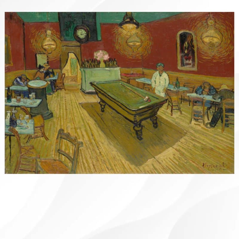 The Night Café by Vincent van Gogh 1888
