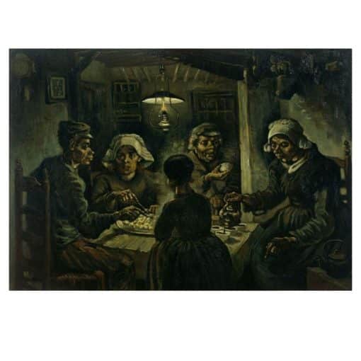 The Potato Eaters by Vincent van Gogh Printed on Canvas - Image 2