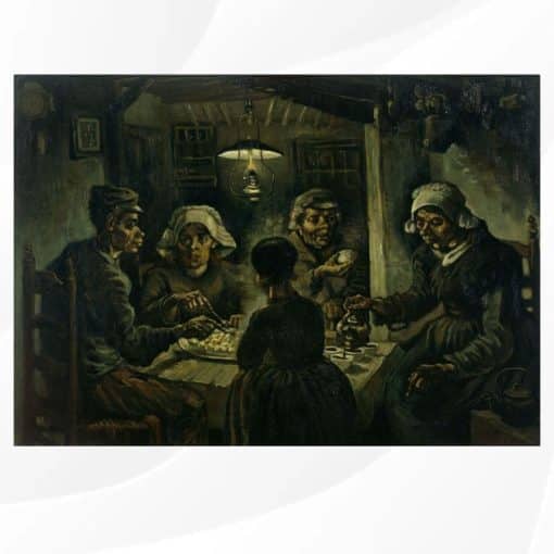 The Potato Eaters by Vincent van Gogh Printed on Canvas - Image 3