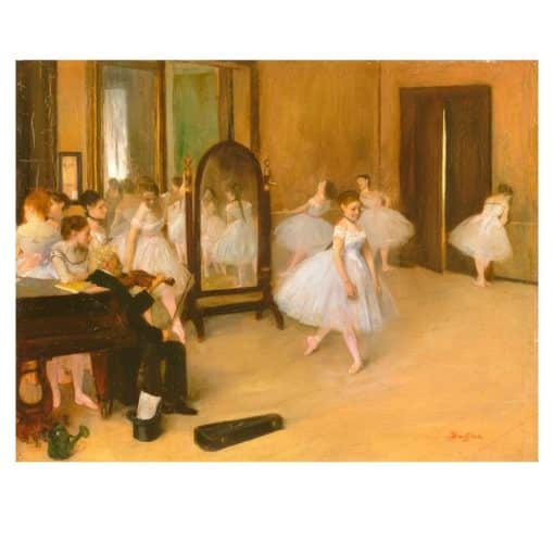 The Dance Class by Edgar Degas Printed on Canvas - Image 2