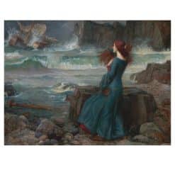John W. Waterhouse 1916 Miranda, The Tempest