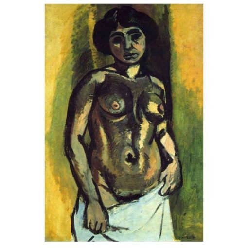 Nude Black and Gold by Henri Matisse Printed on Canvas - Image 2