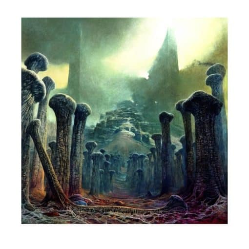 Untitled Paintings by Zdzislaw Beksinski Printed on Canvas - Image 4
