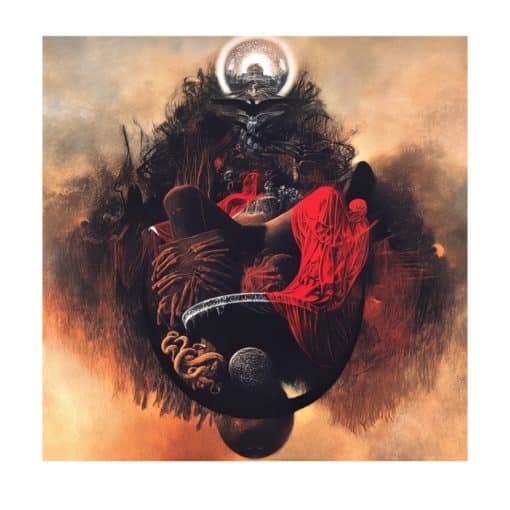Untitled Paintings by Zdzislaw Beksinski Printed on Canvas - Image 5