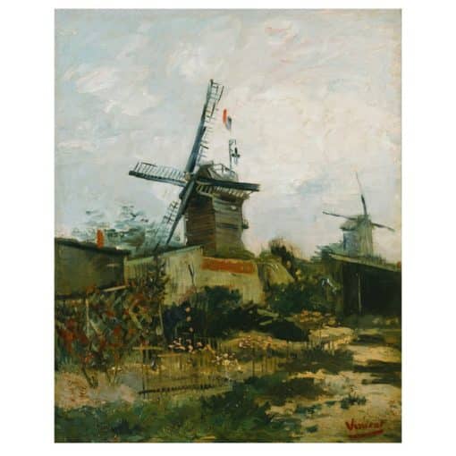 Vincent van Gogh 1886 Windmills on Montmartre
