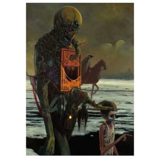 Paintings by Zdzislaw Beksinski Printed on Canvas - Image 4