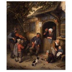 Adriaen van Ostade 1673 The Violinist