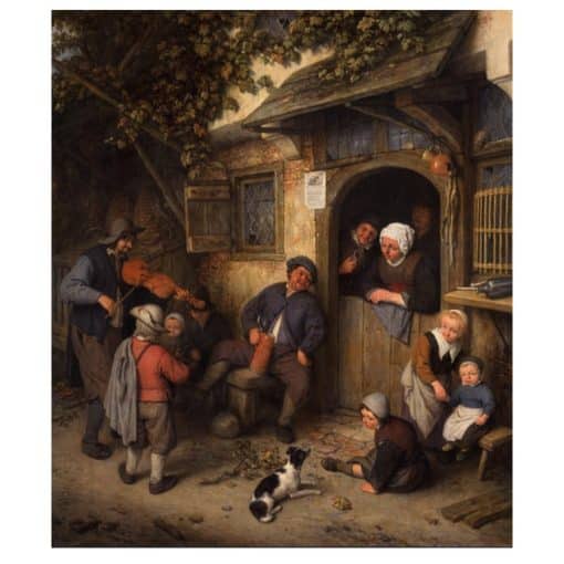 Adriaen van Ostade 1673 The Violinist