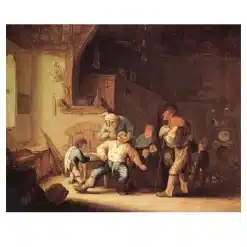 Barber Extracting a Tooth by Adriaen van Ostade ca.1637