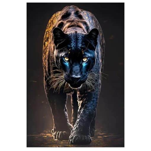 Image of Panthers Printed on Canvas - Image 2