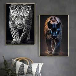 Images of Panthers Printed on Canvas