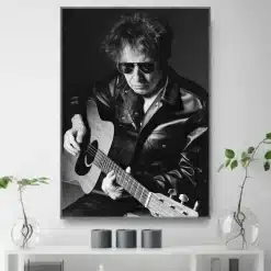 Picture of Bob Dylan Printed on Canvas