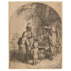 The Quacksalver by Adriaen van Ostade 1648 B