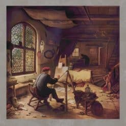The painter in his Studio by Adriaen van Ostade 1663