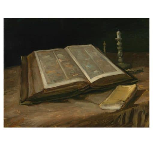 Vincent van Gogh Still Life and a Skeleton Printed on Canvas - Image 2