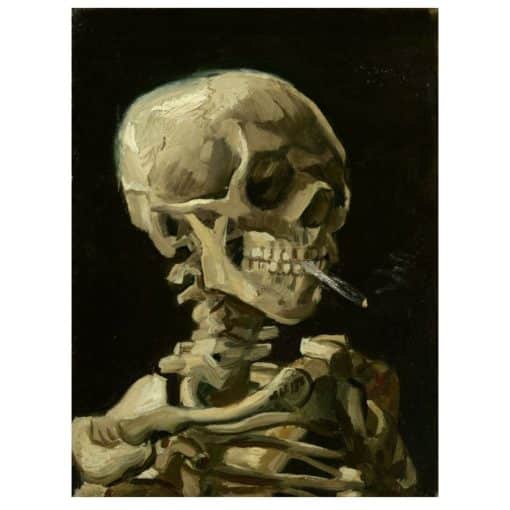 Vincent van Gogh 1886 Head of a Skeleton with a Burning Cigarette